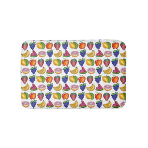 Tapis De Bain Fruit Impression Fraise Fraise Fruit Banane Raisin