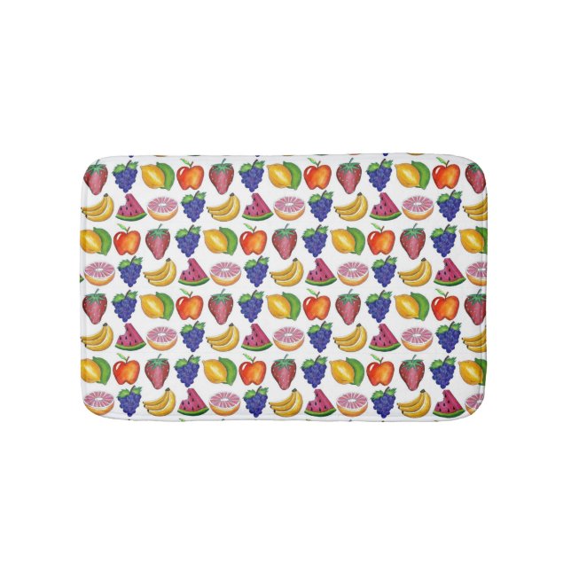 Tapis De Bain Fruit Impression Fraise Fraise Fruit Banane Raisin (Devant)