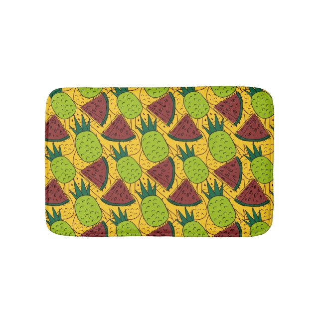 Tapis De Bain Fruit seamless pattern | Fruit surface pattern 29 (Devant)