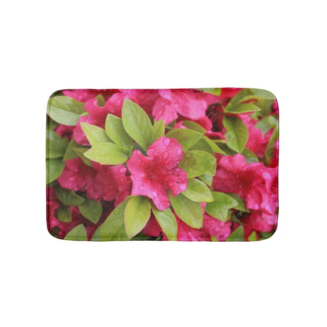 Tapis De Bain Fuchsia Azalea humide (Devant)