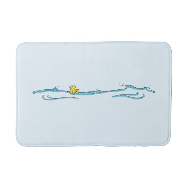 Tapis De Bain Fun mignon canard en caoutchouc Whimsical (Devant)