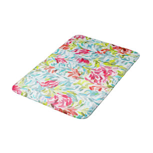 Tapis De Bain Funky Summer Colours Peinture Splatter Art Motif
