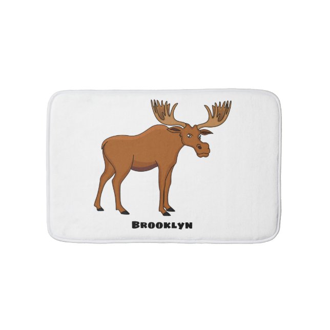 Tapis De Bain Funny moose (Devant)