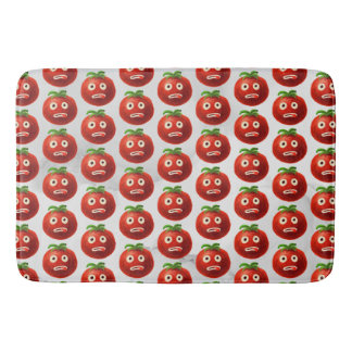 Tapis De Bain Funny Tomato Motif - Cartoon Vegetable Art
