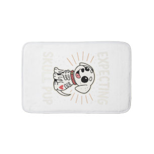 Tapis De Bain Futur Crâne Chien Halloween