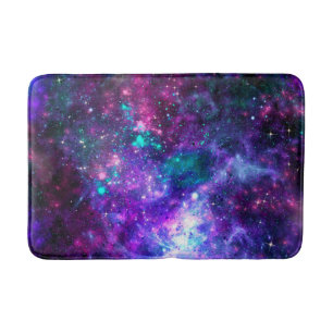 Tapis De Bain Galaxie de l'espace violet Espace cosmique sarcell