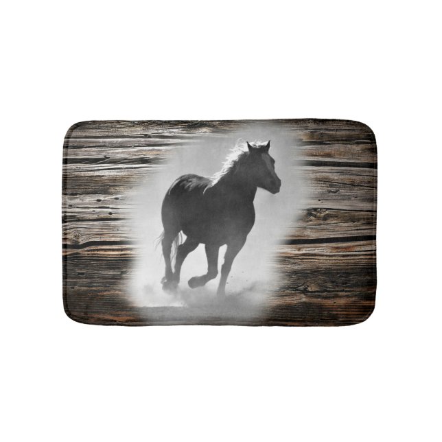 Tapis De Bain Galloping de Wild Horse (Devant)