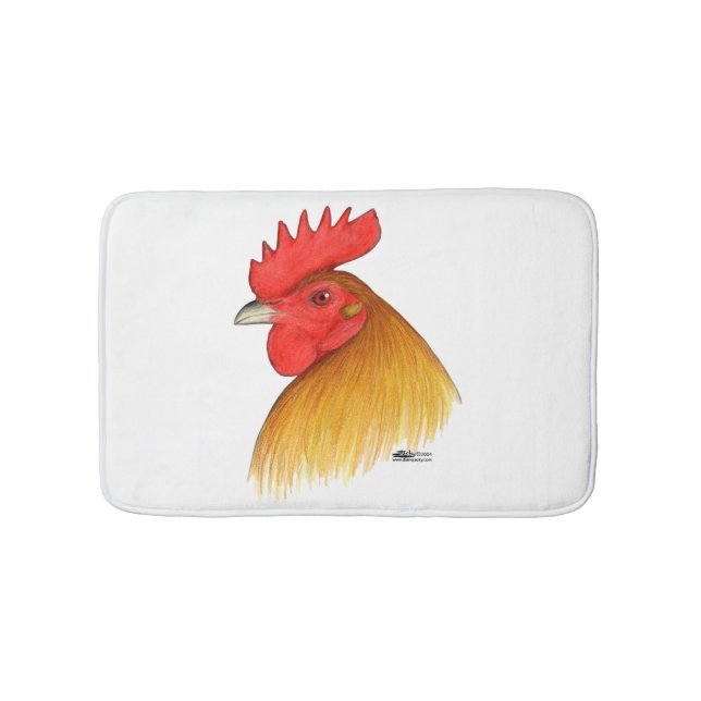Tapis De Bain Gamecock Stag Single Comb (Devant)