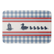 Garçons Chic Canard & Vichy -  Bleu Marine Rouge F