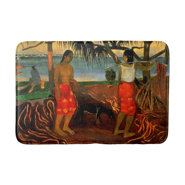 Tapis De Bain Gauguin - Sous l'arbre du Pandanus (Devant)