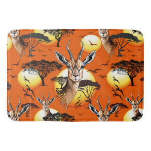 Tapis De Bain Gazelle Antelope africaine animal sauvage