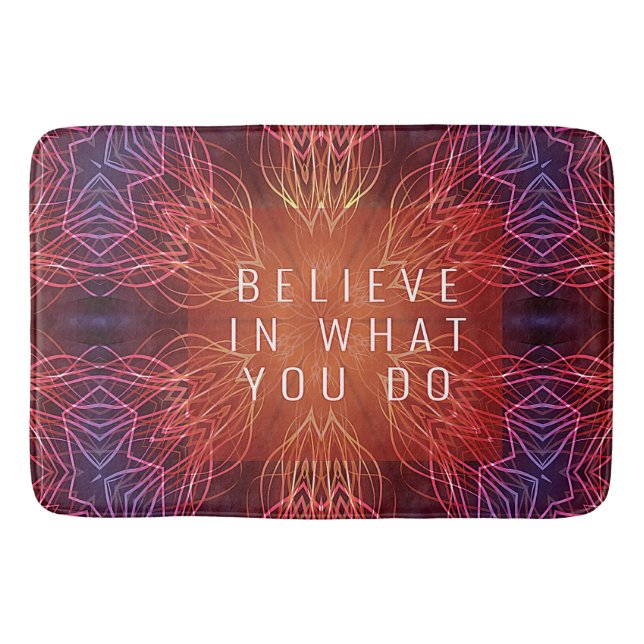 Tapis de bain géant multicolore éclaté abstrait (Devant)