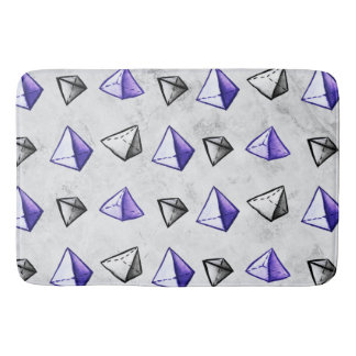 Tapis De Bain Geek de géométrie mathématique Motif pyramide