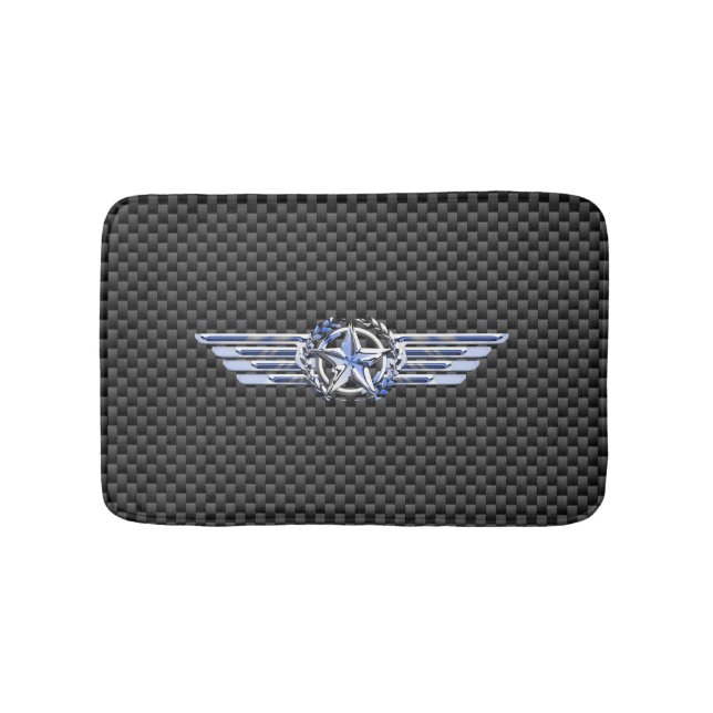 Tapis De Bain General Private Air Pilot Chrome Comme Star Wings (Devant)