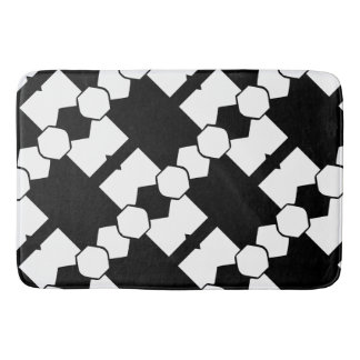 Tapis De Bain Geo forme des cercles de diamants