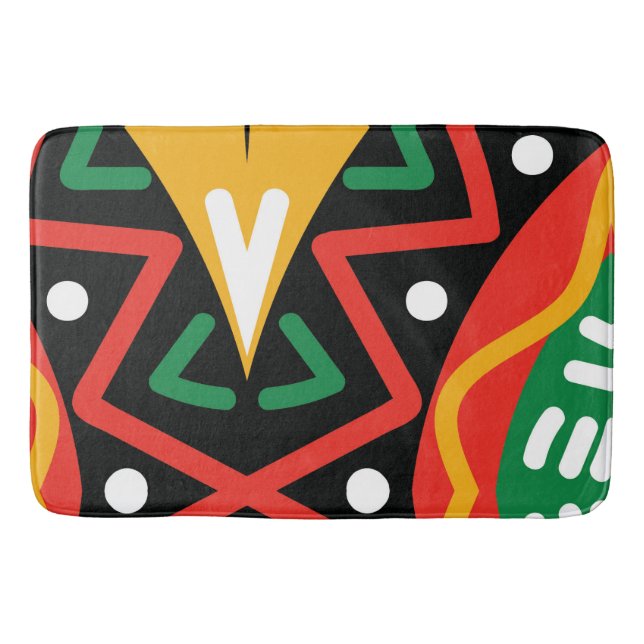 Tapis De Bain Géographie du Mois de l'histoire noire (Devant)