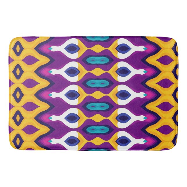 Tapis De Bain Géométrie abstraite (Devant)