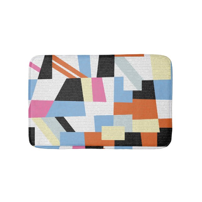 Tapis De Bain Géométrique créative : conception Motif de longueu (Devant)