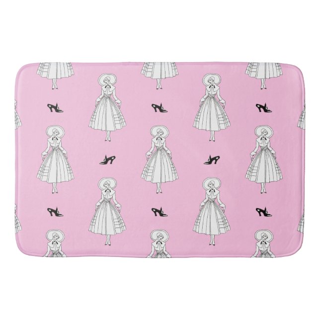 Tapis De Bain Georges Barbier Illustration de mode des années 19 (Devant)