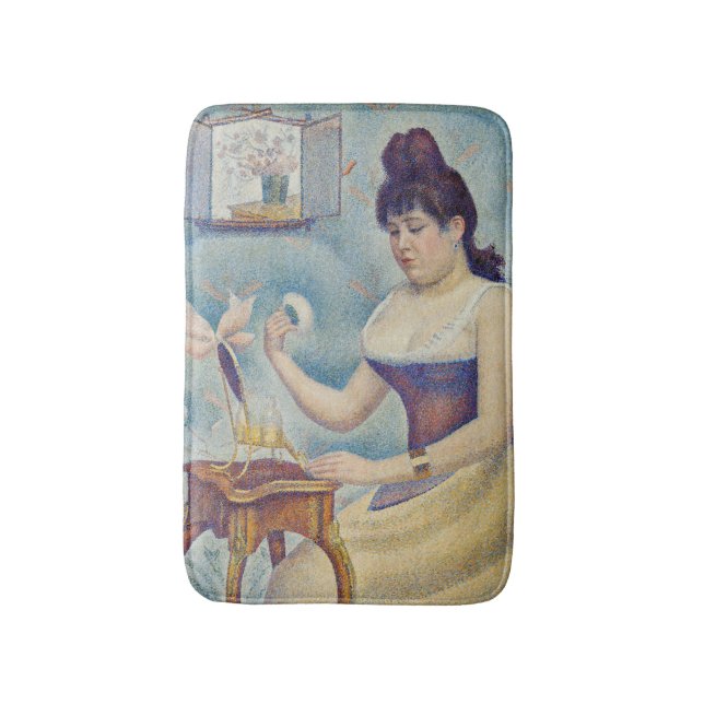Tapis De Bain Georges Seurat - Jeune Femme Se Poussant (Devant (Vertical))