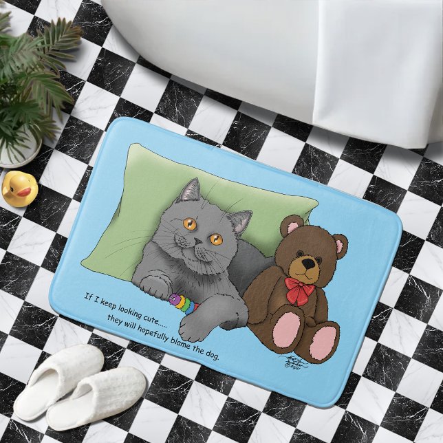 Tapis De Bain Gerry Cat Teddy Bear (Créateur téléchargé)
