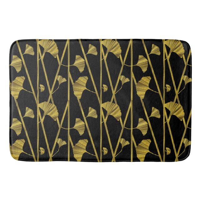 Tapis De Bain ginkgo or (Devant)