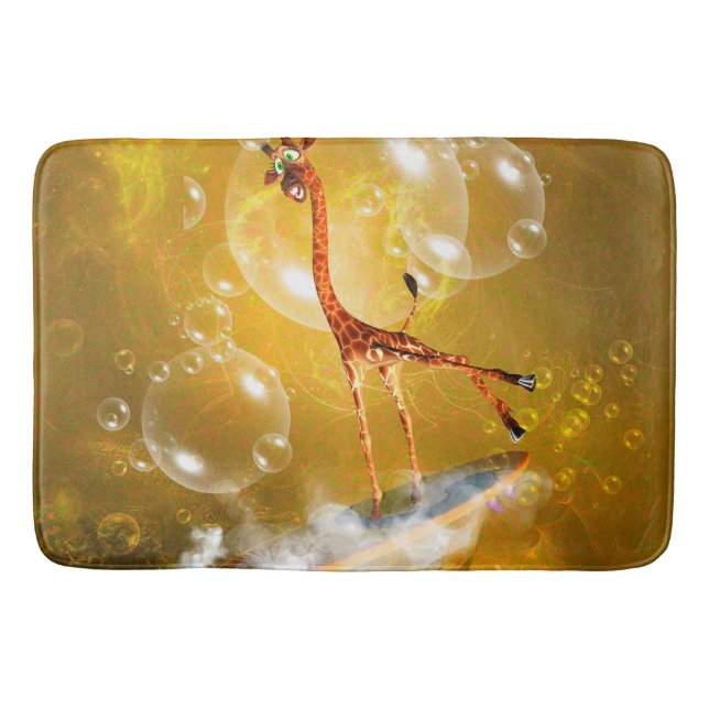 Tapis De Bain Girafe surfante (Devant)