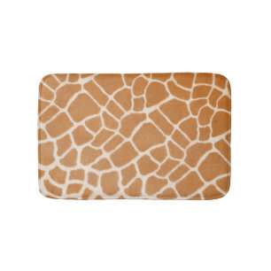 Tapis De Bain Giraffe fourrure Poster de animal exotique