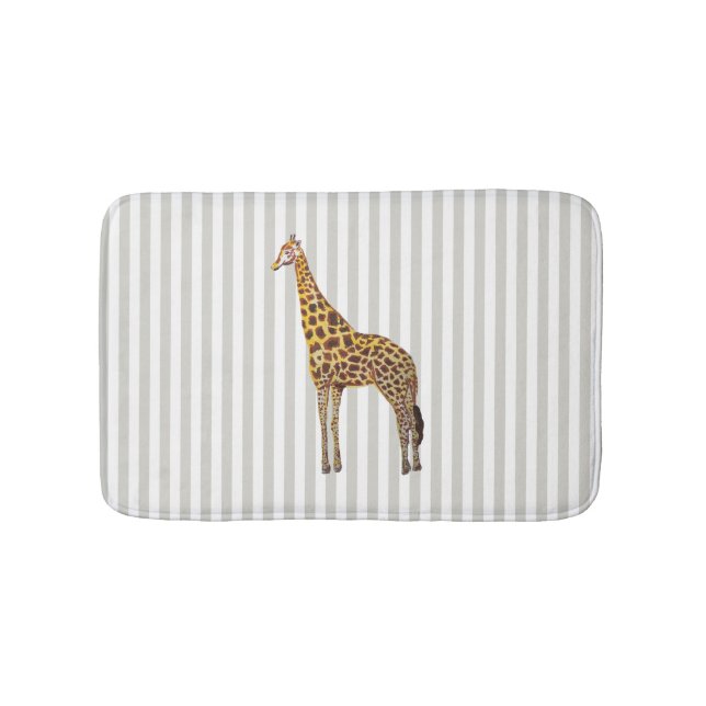 Tapis De Bain Giraffe Safari Design Stripe Bain Mat (Devant)