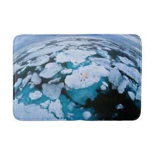 Tapis De Bain Glace et neige   Ours polaire, Océan Arctique, Sva