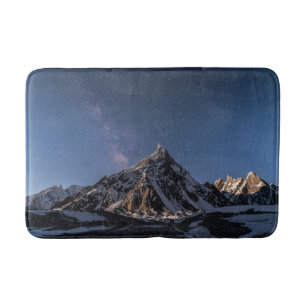 Tapis De Bain Glace et neige Voie Lactée Glacier Baltoro, Paki