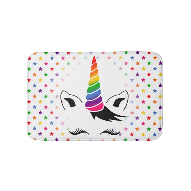 Tapis De Bain Glam Rainbow Unicorn (Devant)