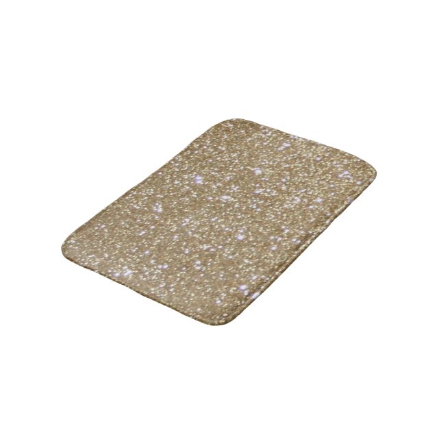 Tapis De Bain Glamor Glitz Bokeh illumine la parties scintillant (Angle)