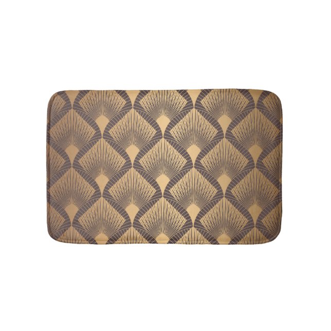 Tapis De Bain Glamour Art Déco : Balances d'or. (Devant)
