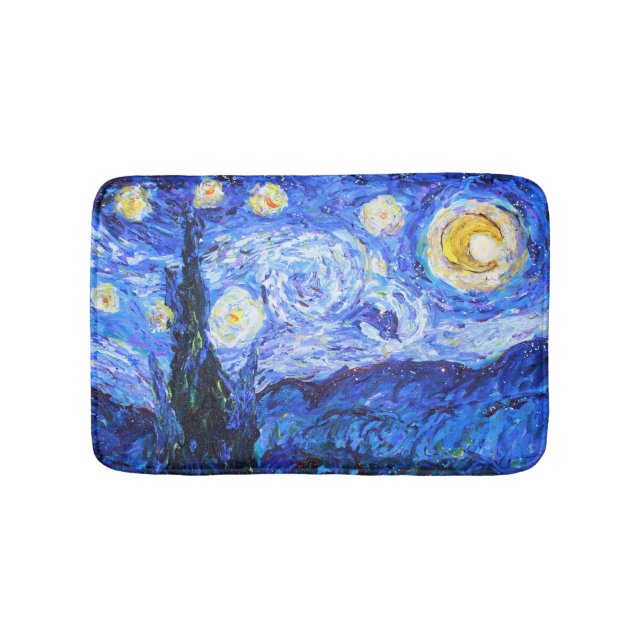 Tapis De Bain Glitter Night Bath Mat (Devant)