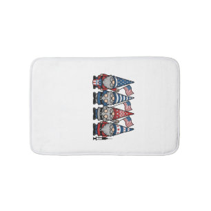 Tapis De Bain Gnome infirmière patriotique Gravure vintage vecto