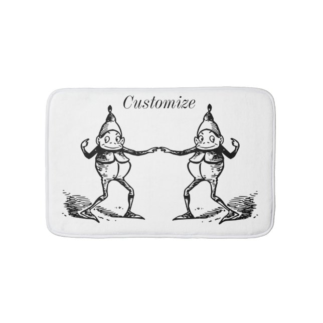 Tapis De Bain Gnomes Elf des Fêtes d'hiver Thunder_Cove (Devant)