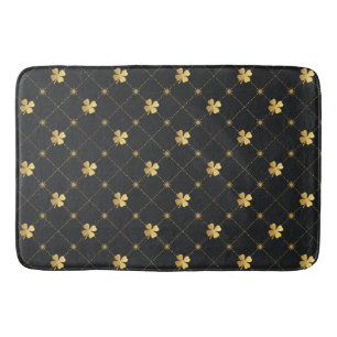 Tapis De Bain Gold Four Leaf