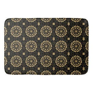 Tapis De Bain Gold Pinwheel