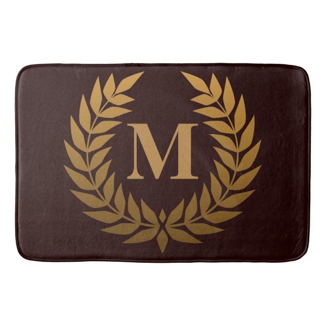 Tapis De Bain Golden Laurel Wreathe (Devant)