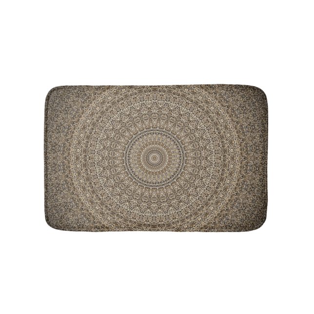 Tapis De Bain Golden Mandala (Devant)