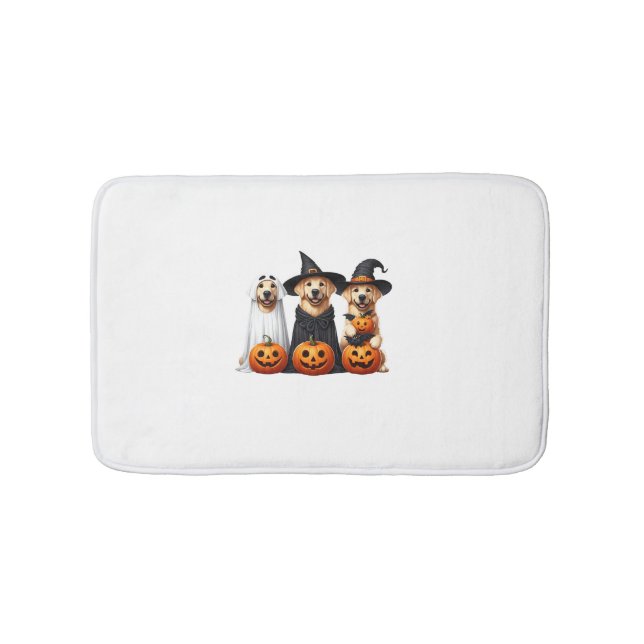 Tapis De Bain Golden Retriever Ghost Halloween Amoureux de les c (Devant)