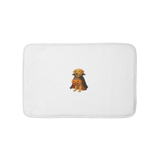 Tapis De Bain Golden Retriever Halloween Chien avec bonbon Citro (Devant)