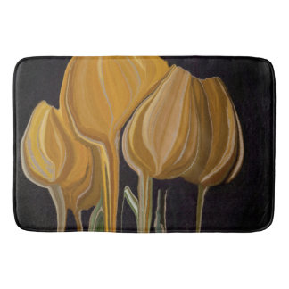 Tapis De Bain Golden Tulip Trio on Black