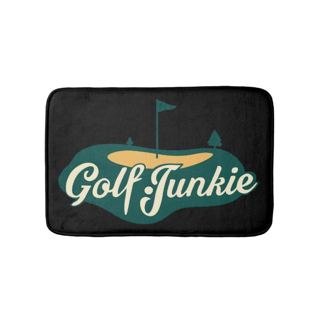 Tapis De Bain Golf Junkie Cute Salle de bain Cool (Devant)