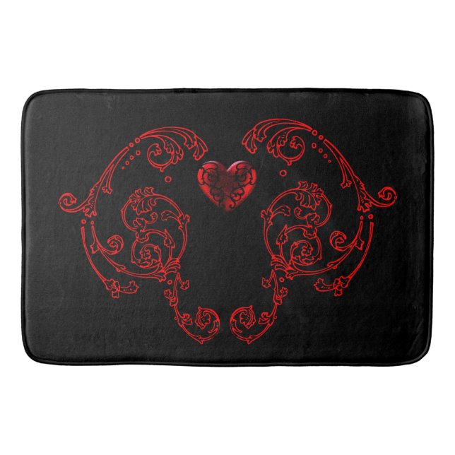 Tapis De Bain Goth Romantique, Délicat (Devant)