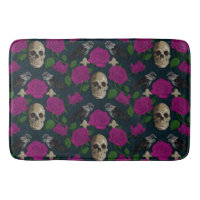 Gothique foncé Grungy Vins Roses Corbeau crâne ros