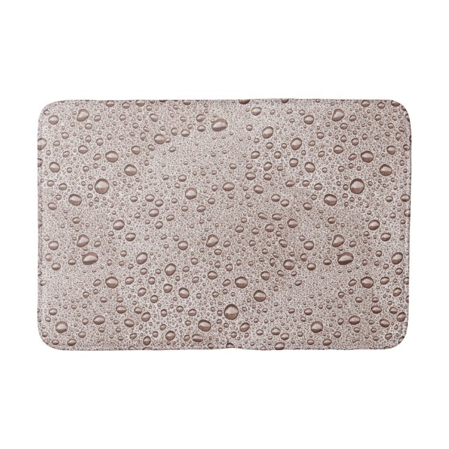 Tapis De Bain gouttelettes d'eau Sepia (Devant)