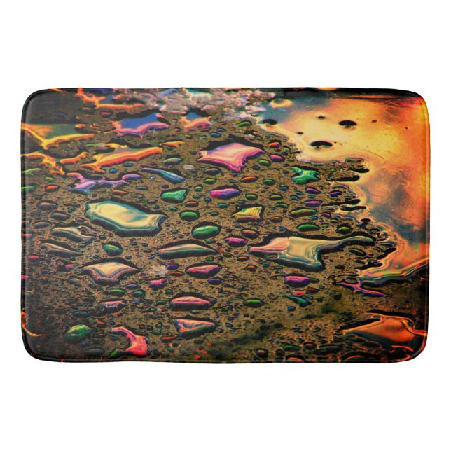 Tapis De Bain Gouttes d'eau artistiques (Devant)