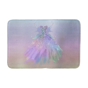 Tapis De Bain Gown Ethereal Fairy Wing Ombre Sheen arc-en-ciel